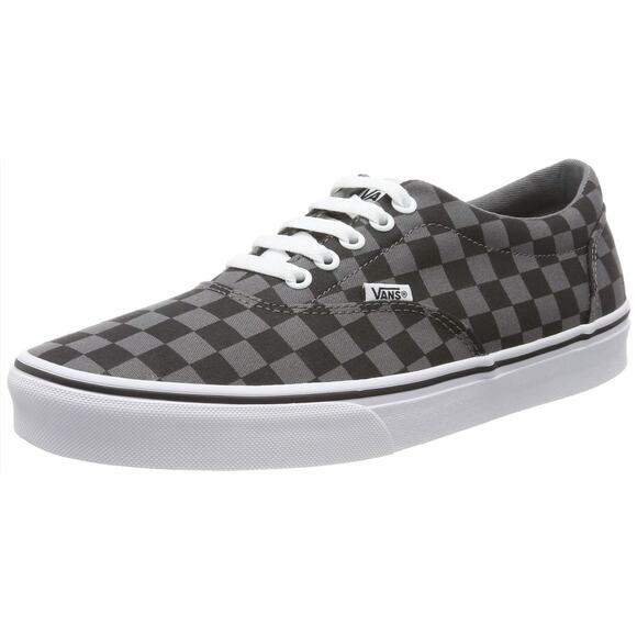 Vans Doheny Low-top Black/Pewter/ Gray Checkerboard Skate Sneakers size 7Y - Picture 1 of 7